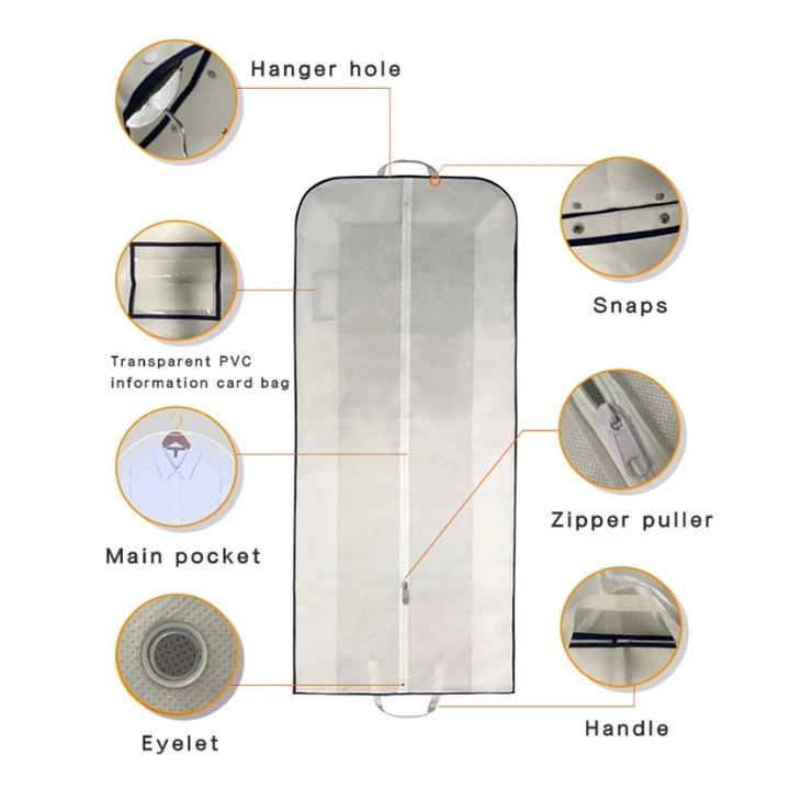Custom Printed Wedding Dress Garment Bags
